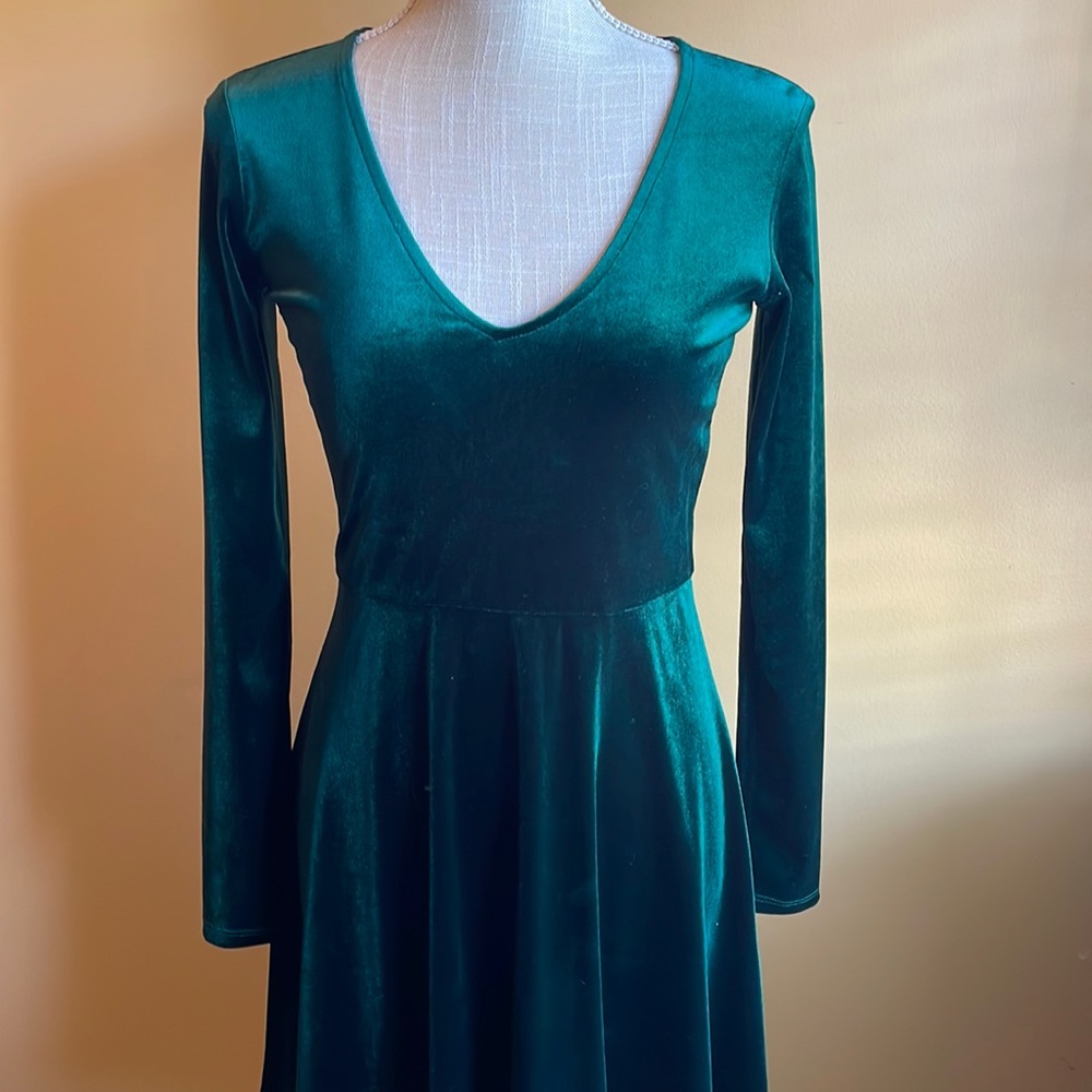 Emerald Green Holiday Dress
